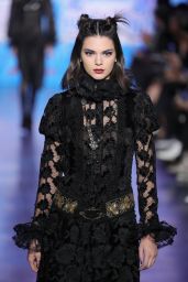 Kendall Jenner Supermodel Runway Walk - Anna Sui Fashion Show in NYC 2/15/ 2017