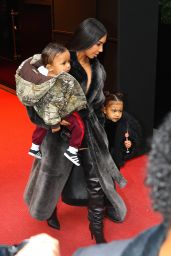 Kim Kardashian - Steps Out in NYC With Her Children 2/1/ 2017