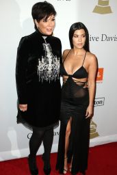 Kourtney Kardashian on Red Carpet – Clive Davis Pre-Grammy 2017 Party in Beverly Hills