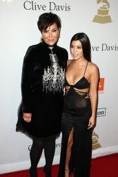 Kourtney Kardashian on Red Carpet – Clive Davis Pre-Grammy 2017 Party in Beverly Hills