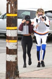 Kourtney & Khloe Kardashian - Hanging Out Together in Calabasas 2/5/ 2017