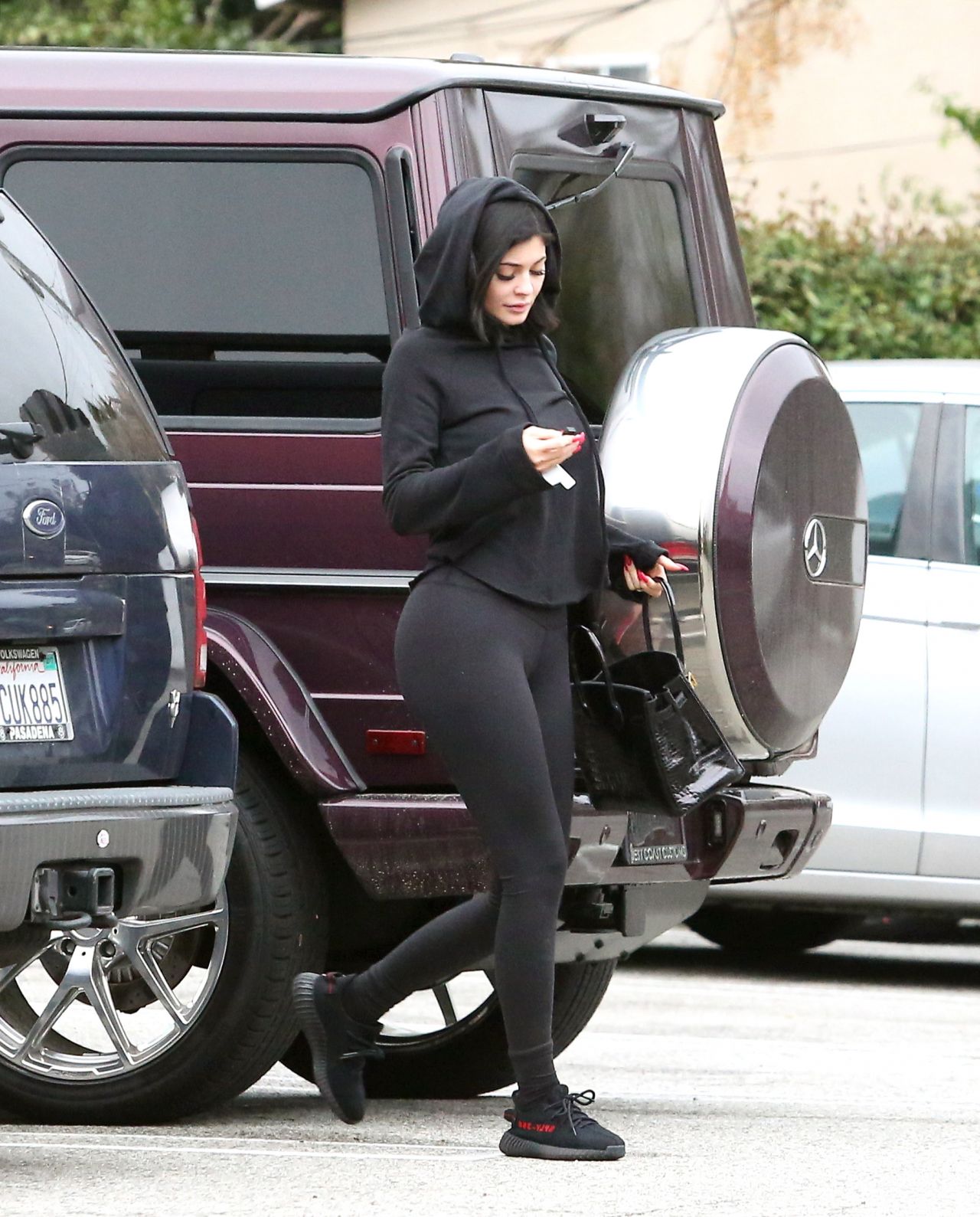 Kylie Jenner in Spandex - Calabasas, February 2017 • CelebMafia