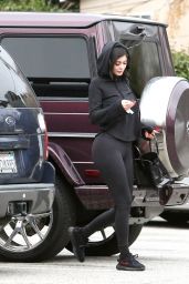 Kylie Jenner in Spandex - Calabasas, February 2017