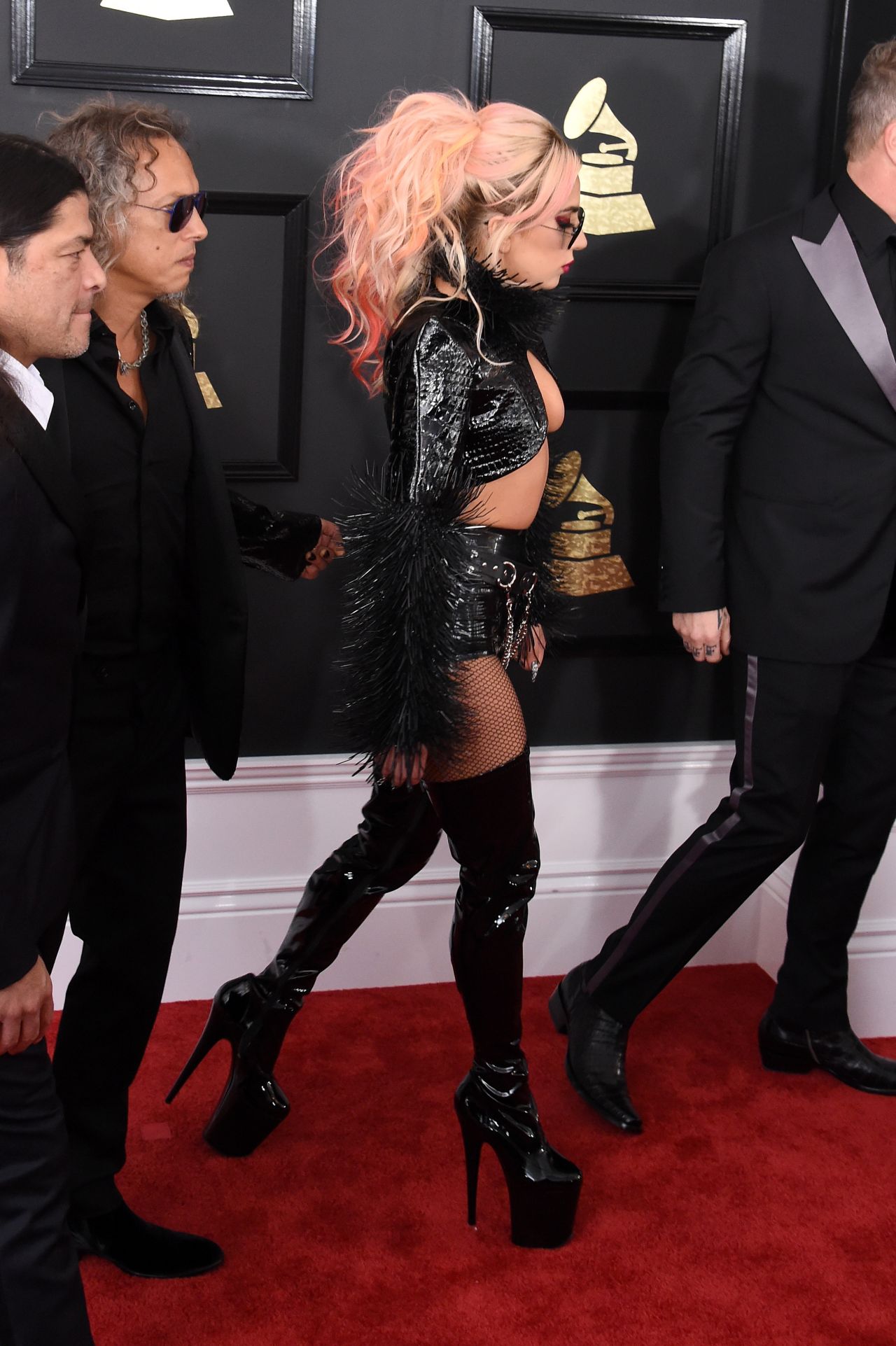 Lady Gaga on Red Carpet GRAMMY Awards in Los Angeles 2/12/ 2017