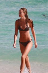 Lauren Ashley Hot in Bikini - Miami Beach, 1/31/ 2017