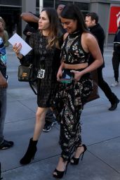 Lea Michele - Arrives at the Staples Center for Grammys Awards Red Carpet 2/12/ 2017