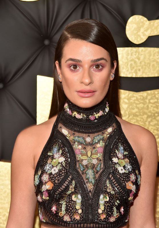 Lea Michele at GRAMMY Awards in Los Angeles  2/12/ 2017