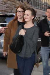 Leighton Meester Arriving to Appear on 