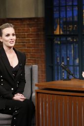 Leighton Meester - Late Night With Seth Meyers 2/23/ 2017