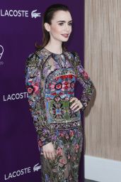 Lily Collins - Costume Desingers Guild Awards in Beverly Hills 2/21/ 2017