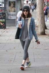 Lily Collins - Leaves the Gym in West Hollywood 02/08/ 2017