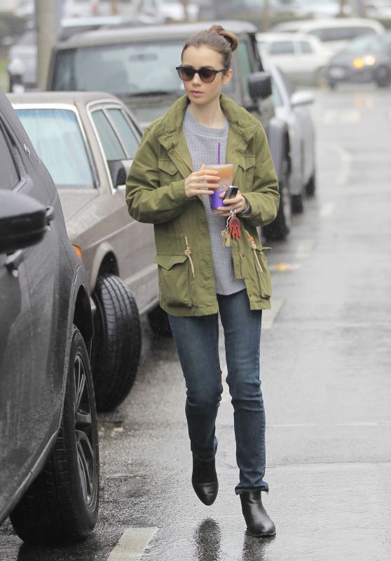 Lily Collins - Out in Beverly Hills 2/3/ 2017