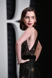 Lily Collins – Vanity Fair Oscar 2017 Party in Los Angeles