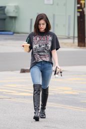 Lucy Hale Street Style - Out in Studio City 2/10/ 2017 