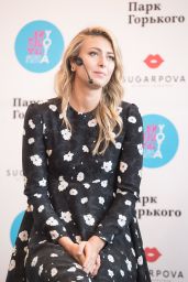 Maria Sharapova at Gorky Park to Announce the Sugarpova Launch in Moscow, February 2017