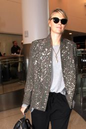 Maria Sharapova at LAX Airport in Los Angeles 2/8/ 2017