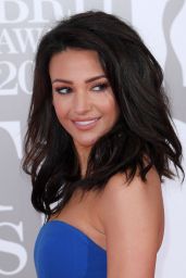 Michelle Keegan on Red Carpet – The Brit Awards at O2 Arena in London 2/22/ 2017