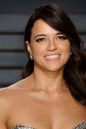 Michelle Rodriguez at Vanity Fair Oscar 2017 Party in Los Angeles