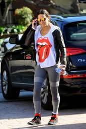 Michelle Rodriguez - Leaving the Gym After a Workout in Los Angeles, January 2017