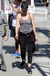 Minka Kelly After Workout - West Hollywood  2/12/ 2017