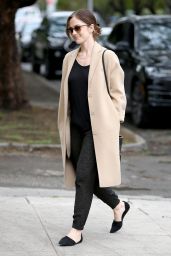 Minka Kelly - Goes Into a Skin Care Salon in Beverly Hills 2/6/ 2017