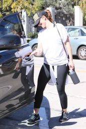 Minka Kelly - Leaving Rise Nation Gym in Los Angeles 2/23/ 2017