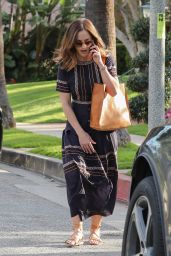 Minka Kelly - Shows Off Her Fashion Sense After Lunch, Beverly Hills 1/30/ 2017
