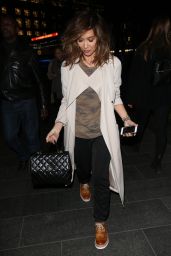 Myleene Klass Style - Exits Global Radio Shoes Mac in London 2/16/ 2017