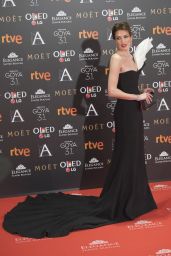 Nieves Álvarez – Goya Cinema Awards at the Marriott Auditorium in Madrid 2/4/ 2017