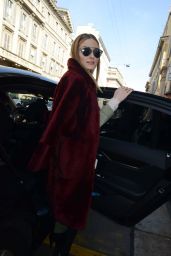 Olivia Palermo - Trussardi Fashion Show Arrivals in Milan, Italy 2/26 ...