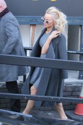 Pamela Anderson - Outside ITV Studios in London 2/13/ 2017