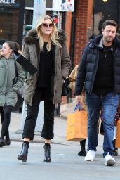 Rachel Hilbert and Brett Eldredge - Out in NYC 2/14/ 2017