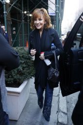 Reba McEntire - Leaves AOL Build Series in New York 2/6/ 2017