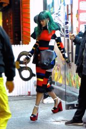 Rihanna - at a Photoshoot in East Village 2/7/ 2017