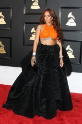 Rihanna on Red Carpet – GRAMMY Awards in Los Angeles 2/12/ 2017