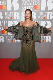 Rita Ora – The Brit Awards at O2 Arena in London 2/22/ 2017