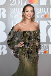 Rita Ora – The Brit Awards at O2 Arena in London 2/22/ 2017