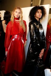 Romee Strijd Walks FENDI Show at Milan Fashion Week 2/23/ 2017