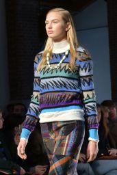Romee Strijd Walks Missoni Show at Milan Fashion Week 2/25/ 2017