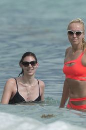 Sabine Lisicki - Enjoys a Day in Bikini on Miami Beach 2/3/ 2017