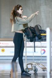 Sara Sampaio - Arrives at Paris Airport in Paris, France, 2/28/ 2017