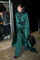 Sara Sampaio at New York Fashion Week - Leaving the Marchesa Show 2/15/ 2017