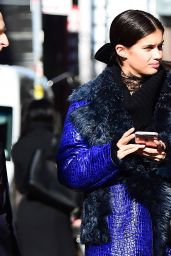 Sara Sampaio - On Her Way to Another New York Fashion Show 2/15/ 2017