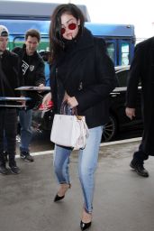 Selena Gomez - Departing on a Flight at LAX in Los Angeles 2/7/ 2017