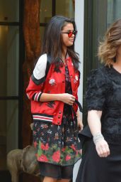 Selena Gomez - Leaving Her Hotel and Posing for Selfless With Fans in NYC 2/8/ 2017