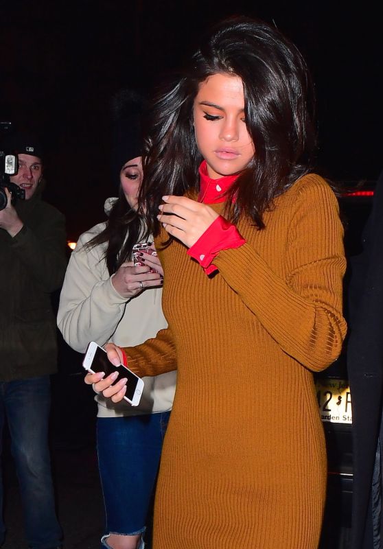 Selena Gomez Night Out Style - New York City 2/8/ 2017