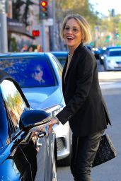 Sharon Stone - Leaving a Lunch Date With a Friend in Beverly Hills 2/24/ 2017