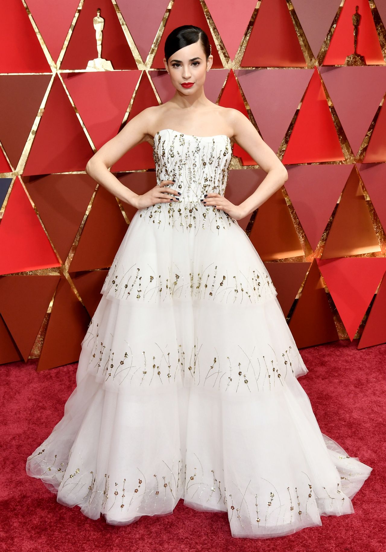 Sofia Carson Oscars Red Carpet in Hollywood 2/26/ 2017 • CelebMafia