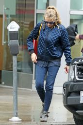 Teresa Palmer - Braves The Rain For a Day of Running Errands, Hollywood, CA 2/6/ 2017