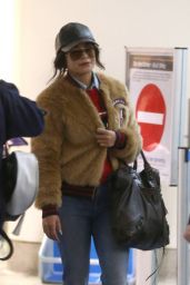 Vanessa Hudgens Travel Outfit - LAX Airport in Los Angeles 1/30/ 2017 